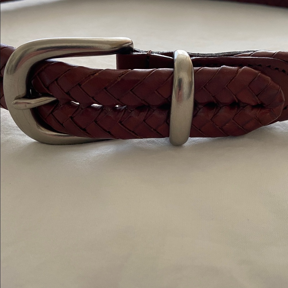 Coach 5922 Woven Leather Belt - Picture 6 of 6